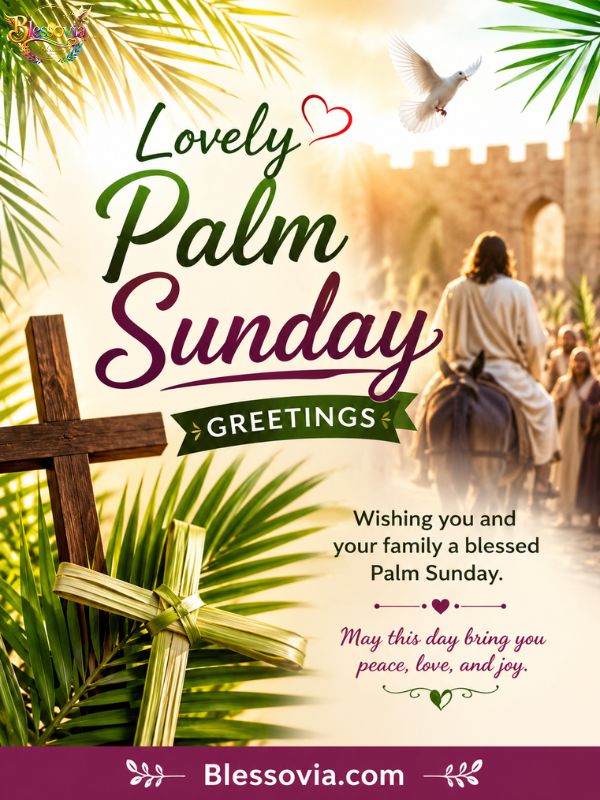 Lovely Palm Sunday Greetings