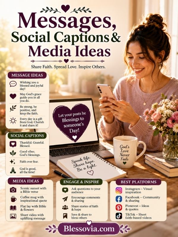 Messages, Social Captions & Media Ideas