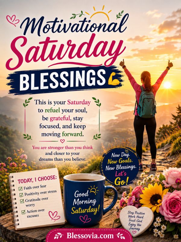 Motivational Saturday Blessings 💪