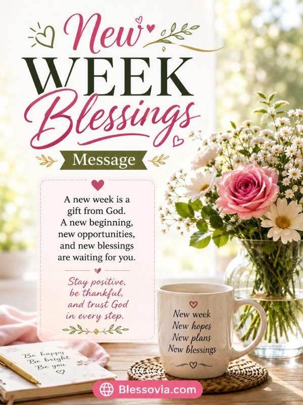 New Week Blessings Message