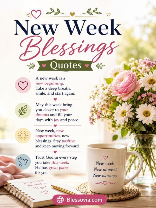 New Week Blessings Quotes