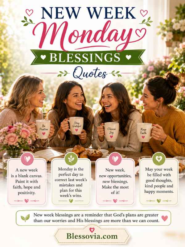 New Week Monday Blessings Quotes