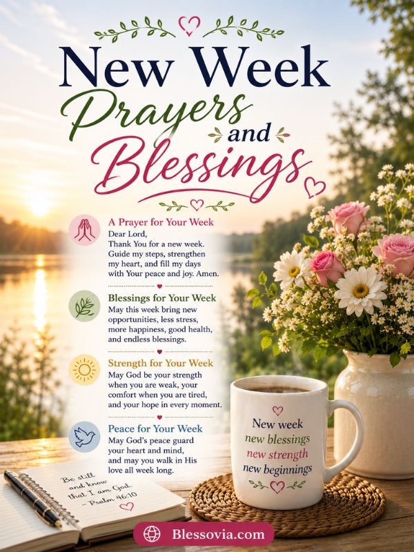 New Week Prayers and Blessings