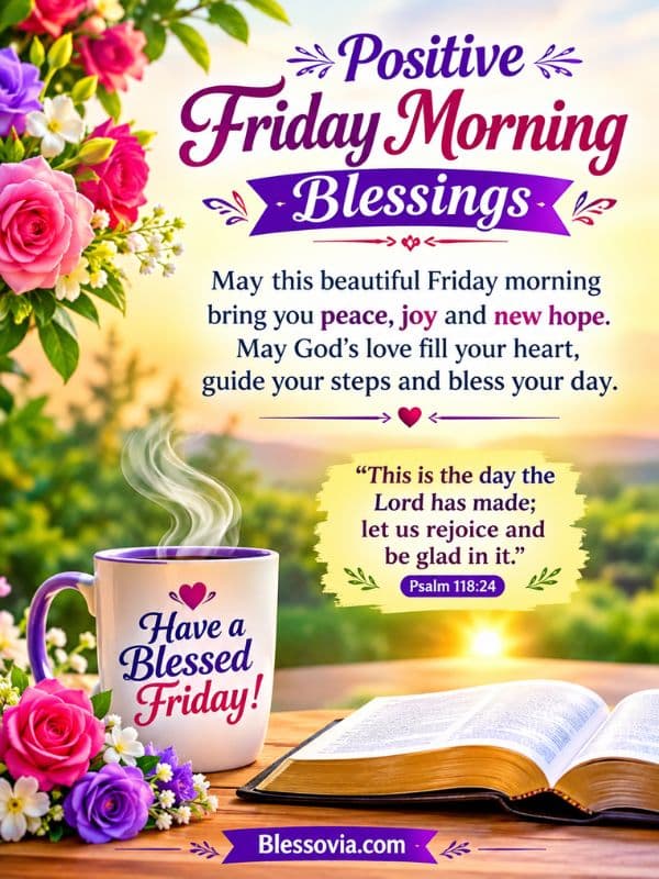 Positive Friday Morning Blessings