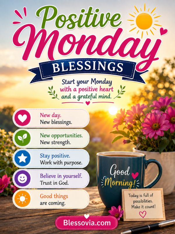 Positive Monday Blessings