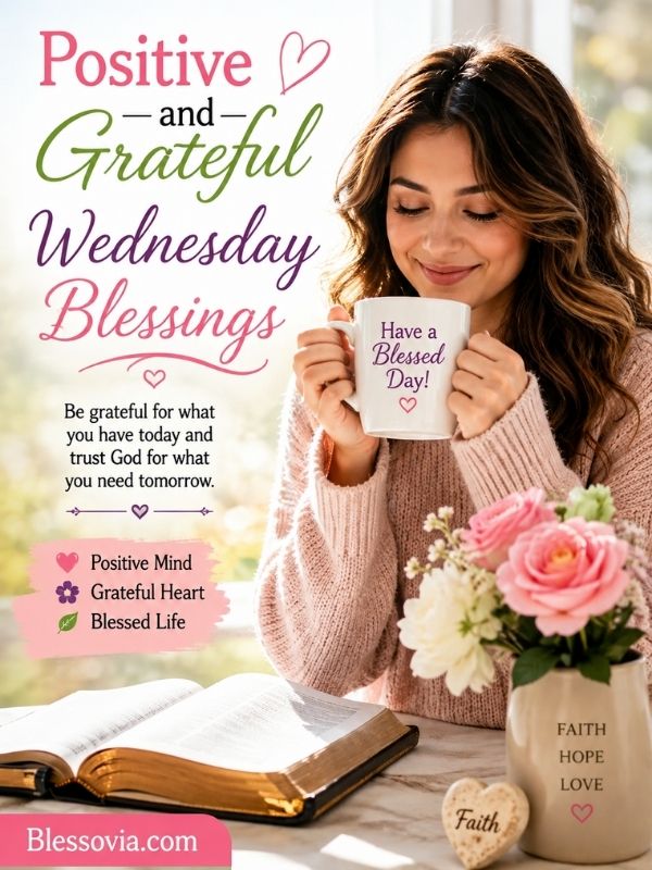 Positive and Grateful Wednesday Blessings