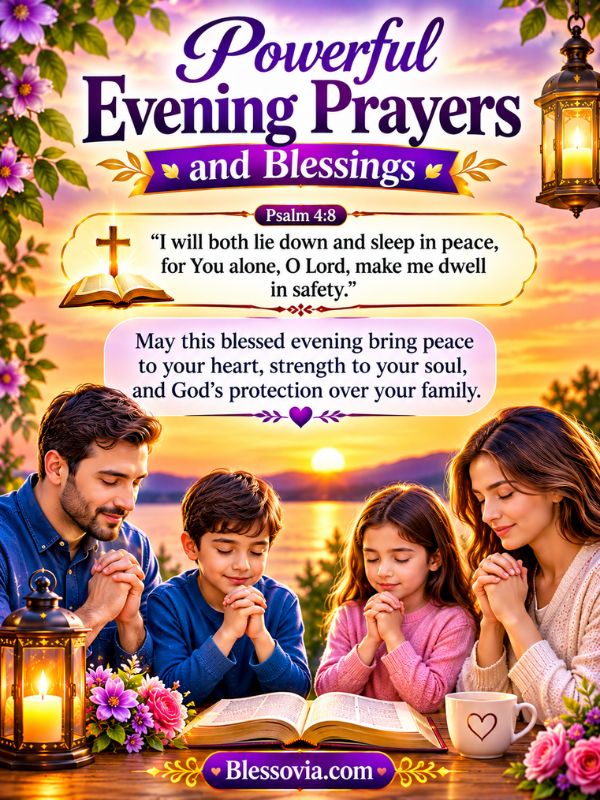Powerful Evening Prayers and Blessings