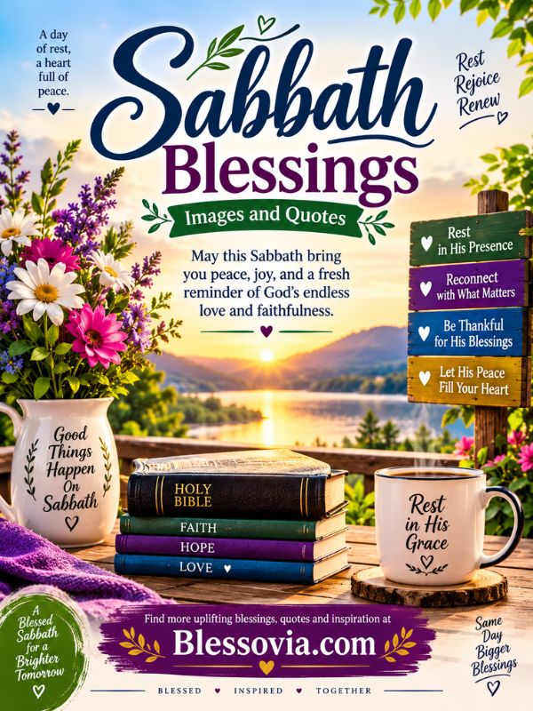 Sabbath Blessings Images and Quotes