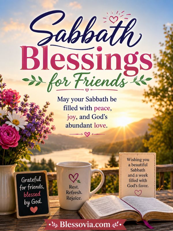 Sabbath Blessings for Friends