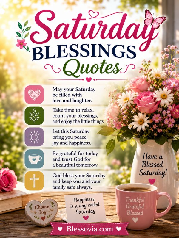 Saturday Blessings Quotes