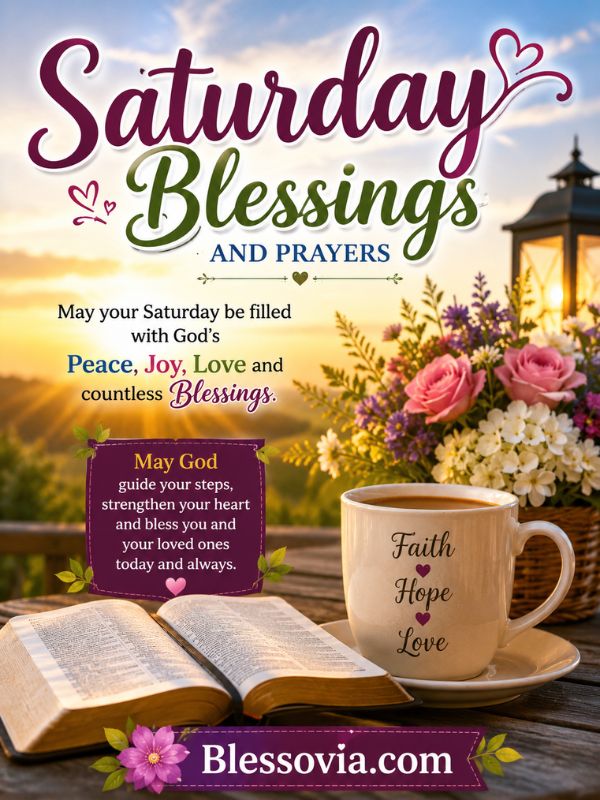 Saturday Blessings and Prayers