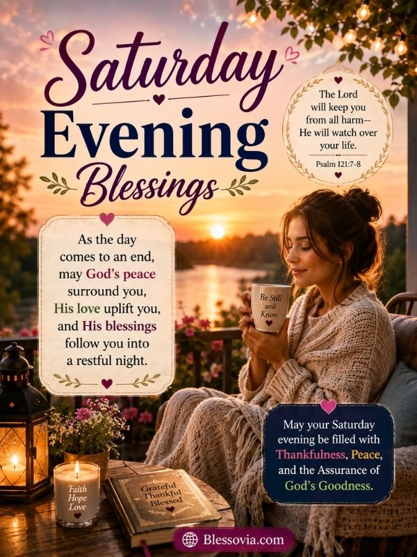 Saturday Evening Blessings
