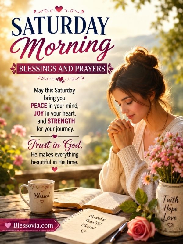 Saturday Morning Blessings and Prayers