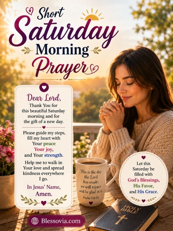 Short Saturday Morning Prayer