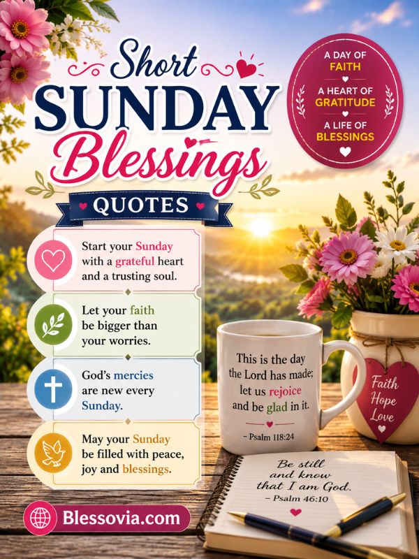  Short Sunday Blessings Quotes