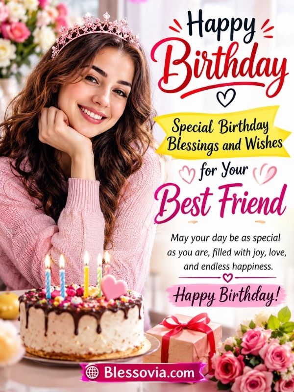 Special Birthday Blessings and Wishes for Your Best Friend
