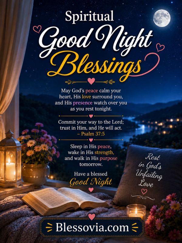 Spiritual Good Night Blessings