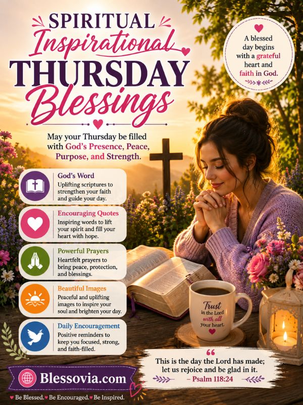 Spiritual Inspirational Thursday Blessings