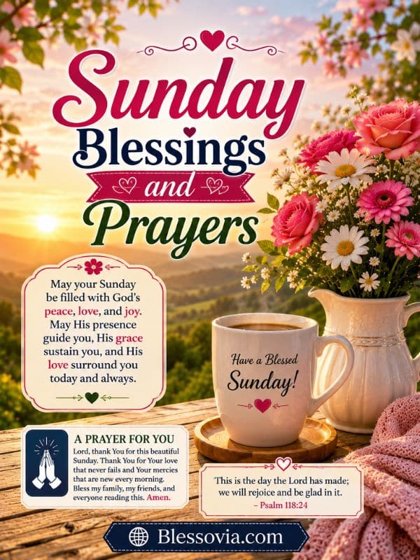 Sunday Blessings and Prayers