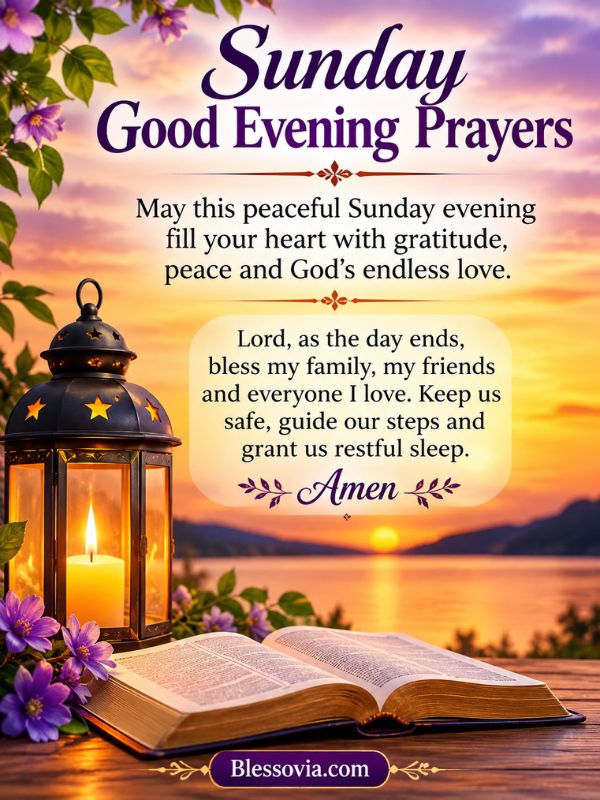 Sunday Good Evening Prayers