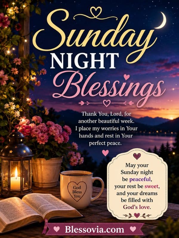 Sunday Night Blessings