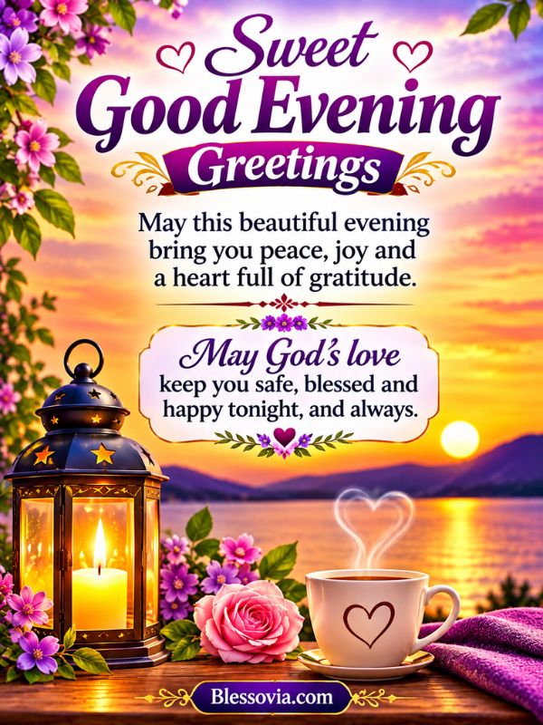 Sweet Good Evening Greetings