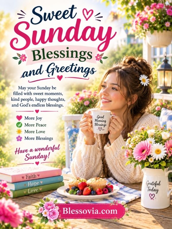Sweet Sunday Blessings and Greetings
