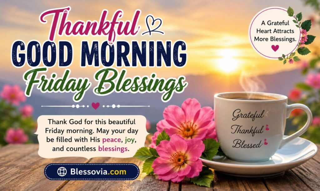 Thankful Good Morning Friday Blessings