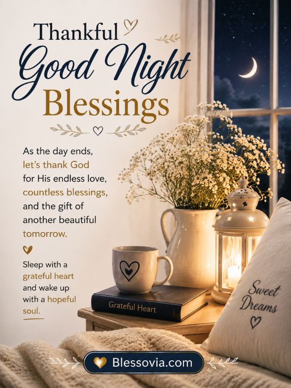 Thankful Good Night Blessings