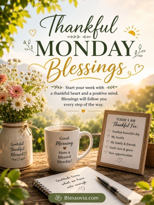 Thankful Monday Blessings