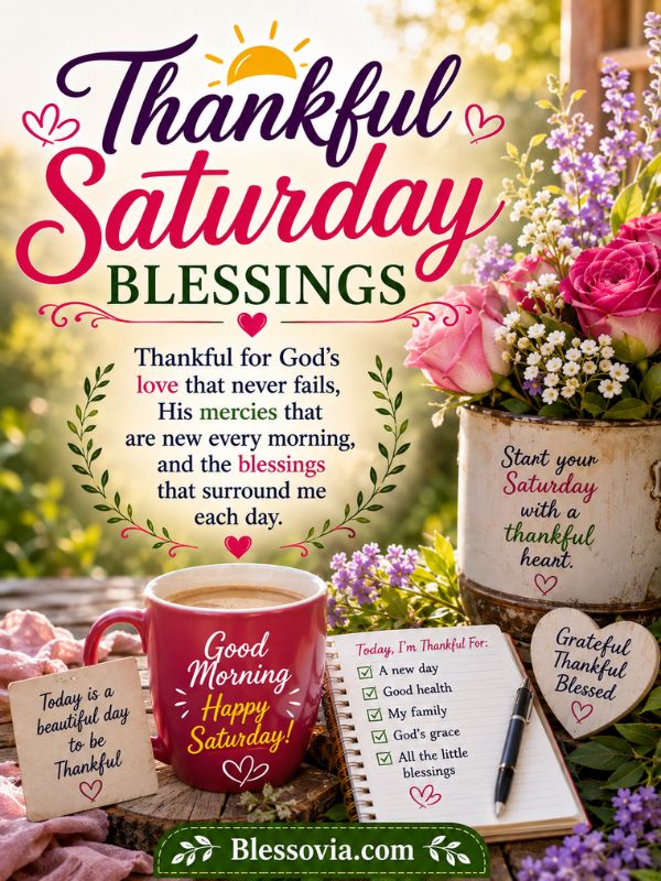 Thankful Saturday Blessings 