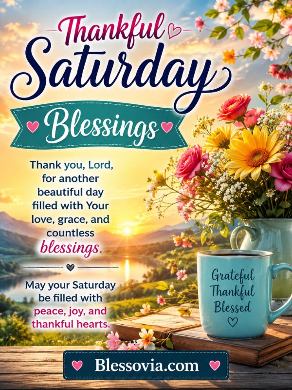 Thankful Saturday Blessings