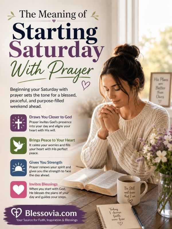 The Meaning of Starting Saturday With Prayer