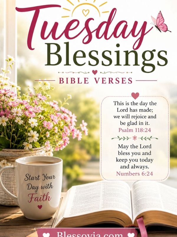 Tuesday Blessings Bible Verses