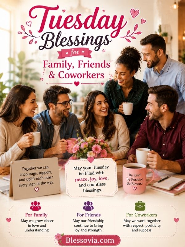 Tuesday Blessings for Family, Friends & Coworkers