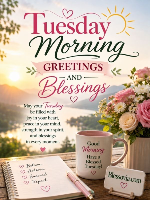 Tuesday Morning Greetings and Blessings