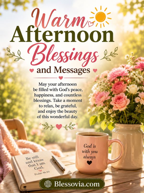 Warm Afternoon Blessings and Messages