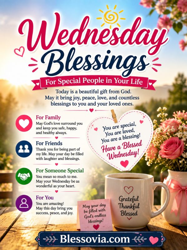 Wednesday Blessings for Special People in Your Life