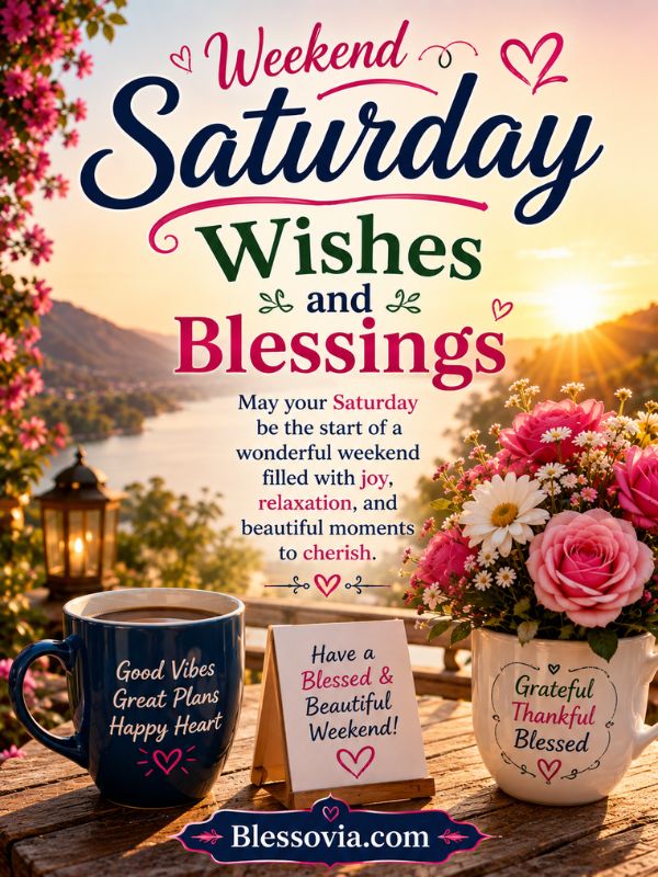 Weekend Saturday Wishes and Blessings