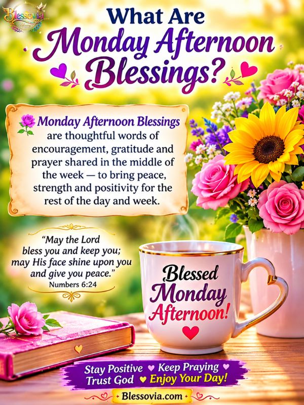 What Are Monday Afternoon Blessings?