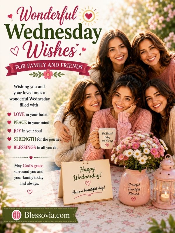Wonderful Wednesday Wishes for Family and Friends