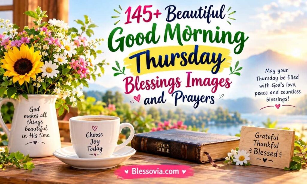 145+ Beautiful Good Morning Thursday Blessings Images and Prayers