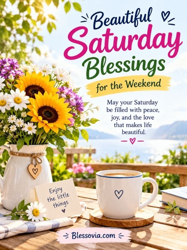Beautiful Saturday Blessings for the Weekend