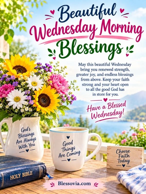 Beautiful Wednesday Morning Blessings