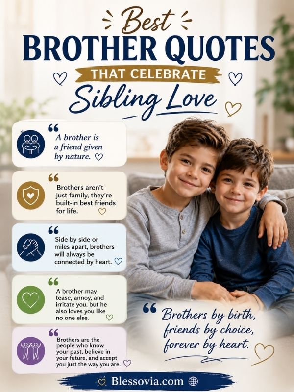 Best Brother Quotes That Celebrate Sibling Love