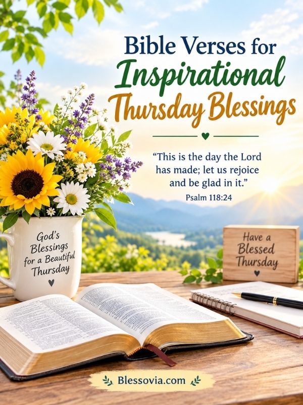 Bible Verses for Inspirational Thursday Blessings