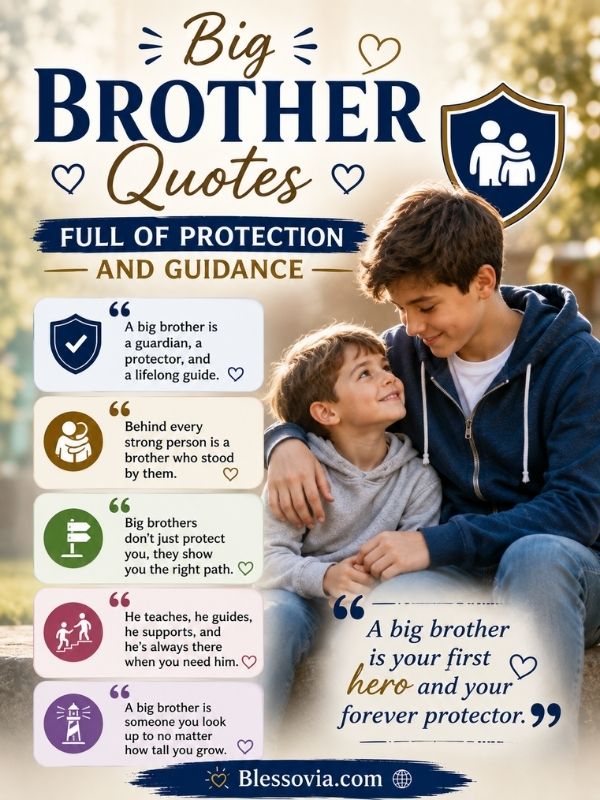 Big Brother Quotes Full of Protection and Guidance