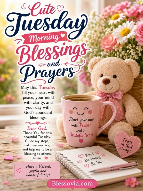 Cute Tuesday Morning Blessings and Prayers