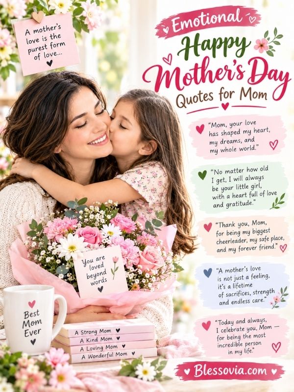 Emotional Happy Mothers Day Quotes for Mom