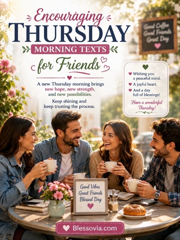 Encouraging Thursday Morning Texts for Friends